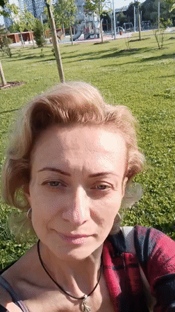 Afternoon in a Moscow park with playgrounds, flowers, and selfies