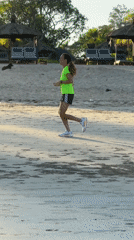 Evening beach activities recorded across Kuta Selatan and Jimbaran