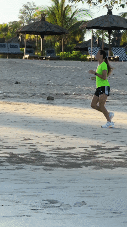 Evening beach activities recorded across Kuta Selatan and Jimbaran