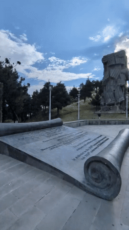 Morning exploration of Tbilisi's Chronicle of Georgia monument and hilltop views
