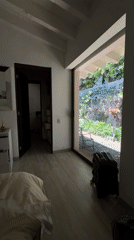 Residential patio documented in Mexico City