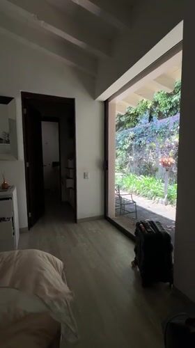 Residential patio documented in Mexico City