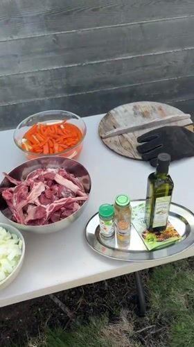 Outdoor cooking and wine gathering observed in Manhattan Beach