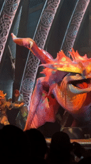 Dragon-themed stage show performed at Universal Beijing Resort