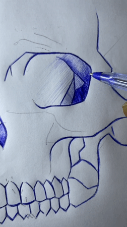 Artist's pencil portraits documented on wooden surface in Jos