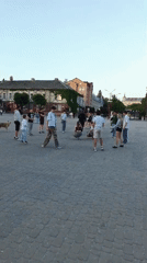 Everyday street life documented across downtown Ternopil, Ukraine