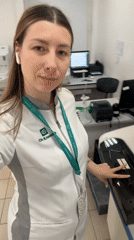 Medical worker documented at Moscow SM-Clinic facility