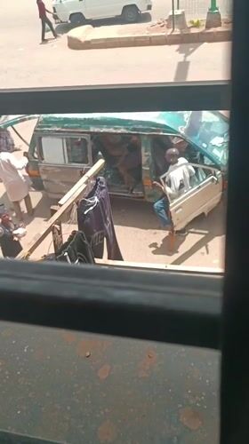 Vehicle accident and street scenes documented in Bukuru, Nigeria
