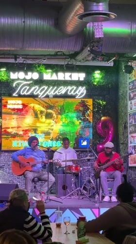 Evening social scene documented at Cape Town's Mojo Market