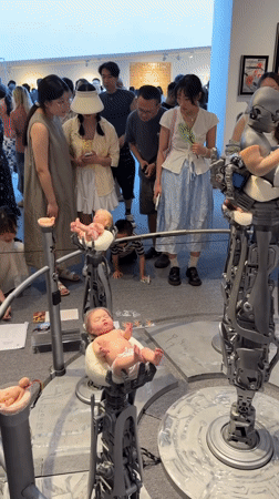 Contemporary art exhibition draws crowds in Chongqing High-tech Zone
