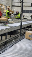 Night shift warehouse operations continue in Burgas distribution center