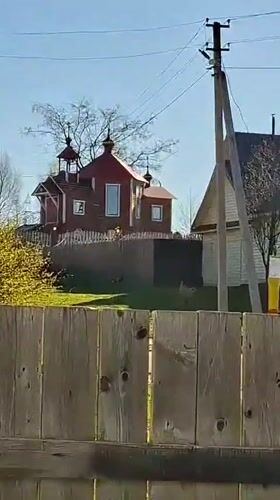 Quiet rural scene documented in Karsha, Russia