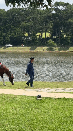 Lakeside leisure and horse walks at Da Lat's Xuân Hương Lake