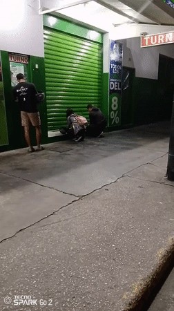 Late night scenes captured across Tinaquillo, Venezuela streets