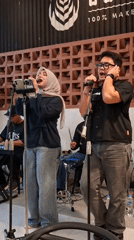 Band rehearsal session captured in Lhokseumawe, Indonesia