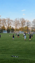 Rugby game played on Sofia field Tuesday afternoon