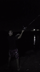 Nighttime fishing and camping activities documented in Ba Ngoi Ward