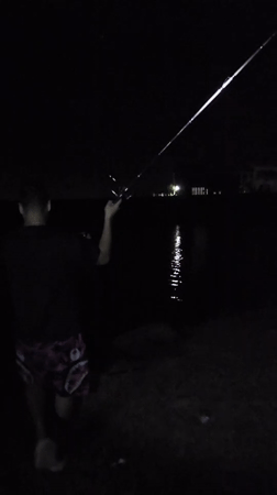Nighttime fishing and camping activities documented in Ba Ngoi Ward