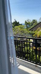 Resort guest captures tropical morning moments from balcony room