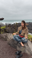Yoga, horses, and stormy seas on Jeju's southern coast