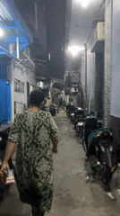 Evening in a North Jakarta bedroom and the streets outside