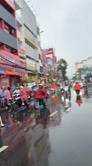 Rainy day street scenes documented across Nha Trang wards