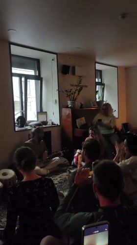 Indian music, tea, and crystals at a St. Petersburg cultural gathering