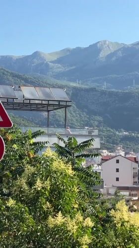 Early summer morning scenes across Budva's streets and seafront