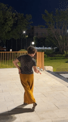 Outdoor fan dancing and nighttime plaza life in Yiwu