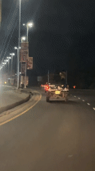 Pickup truck with passengers spotted on Nigerian road