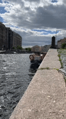 Saint Petersburg canal scene documented by witnesses