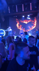 Male singer performs at packed Sofia nightclub early Saturday