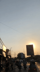 Street life and studio spaces in Larangan at golden hour