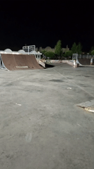 Night session at a Tiraspol skatepark