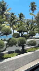 Coastal road travel documented in Nha Trang, Vietnam