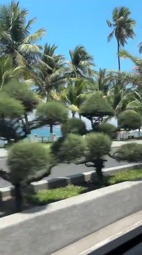 Coastal road travel documented in Nha Trang, Vietnam