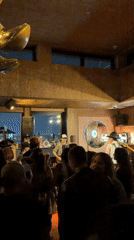 Live band set at a packed LA club venue
