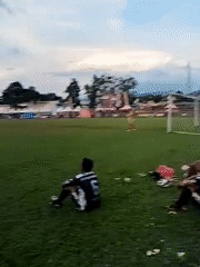 Community soccer match and recreation activities observed in Matesih