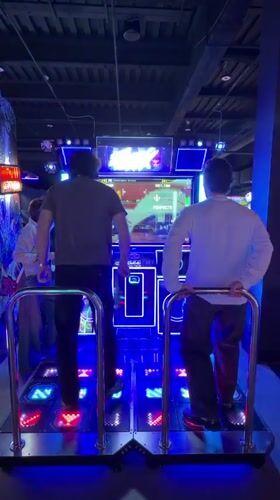 Late-night arcade session in Montreal across multiple games