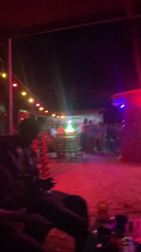 Nighttime social activities captured at two locations in Badagry