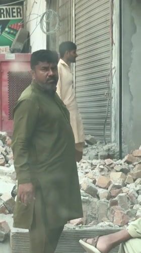Morning cleanup and repair work observed in Justice Colony