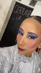 Backstage selfies in full performance makeup, Porlamar