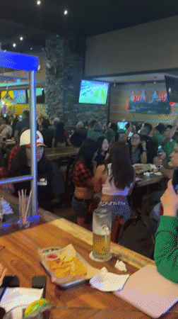 Mexico City residents gather to watch soccer match