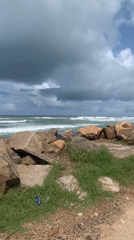 Tourist explores Ahangama surf town, documenting beaches and shops