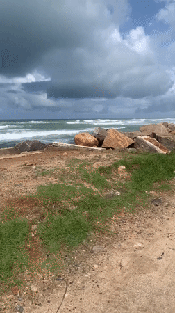 Tourist explores Ahangama surf town, documenting beaches and shops