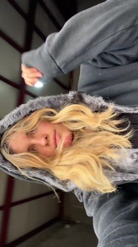 Woman records selfie sequence in Argentina