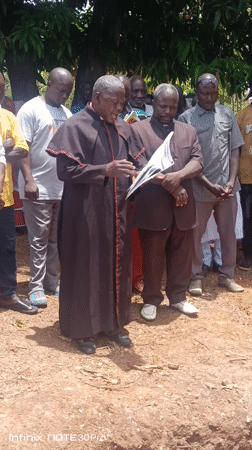 Funeral service held in Nigerian communities with religious ceremony