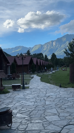 Traditional mountain lodge visit in Gusinje, Montenegro