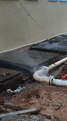 Infrastructure damage and daily life captured in Puttaparthi