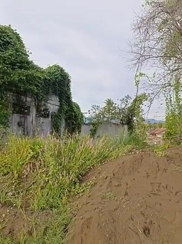 Rural Indonesian village shows signs of disruption and neglect